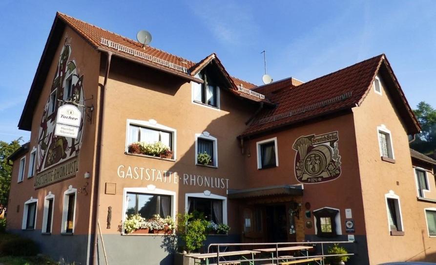 Gasthof Rhoenlust Hotel Bischofsheim an der Rhon Bagian luar foto